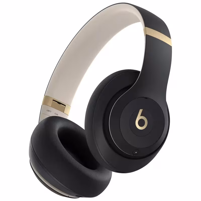 Beats Studio Pro Bluetooth Wireless Noise Cancellation Headphones - Black and Gold