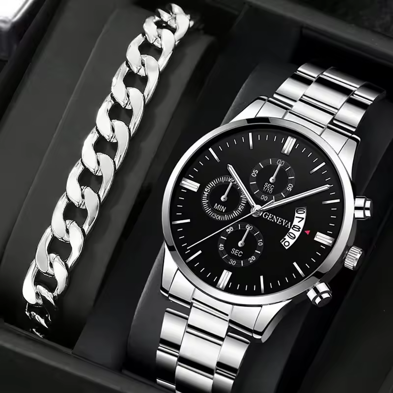 Watch Business Watches Man Clock Male Bracelet Wristwatch