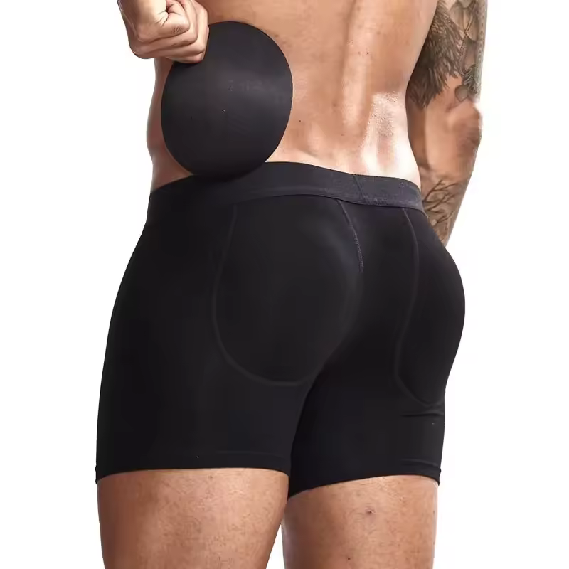  Men Underwear Sexy Butt Lifter Enlarge Pad Underpants 